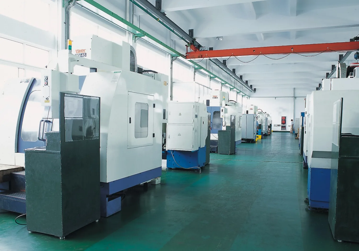 CNC machining workshop