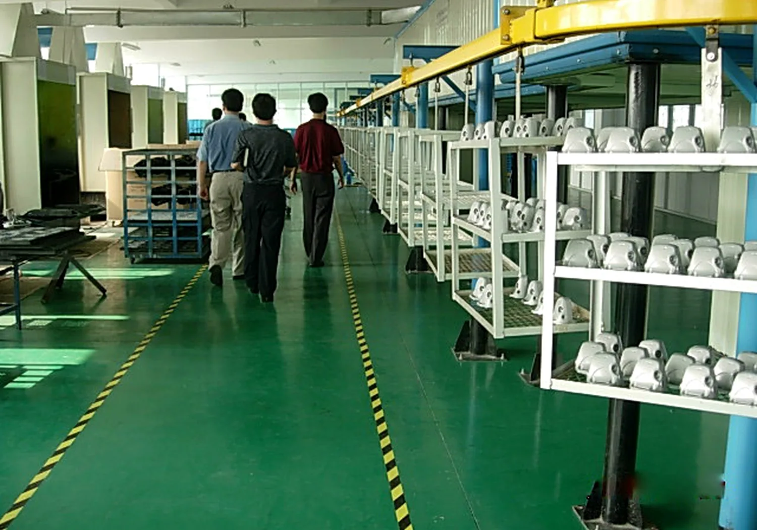 Powder coating production line